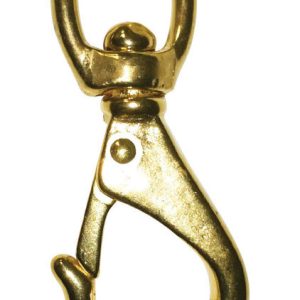 Baron 3/4 in. D X 3-3/4 in. L Polished Bronze Quick Snap 60 lb