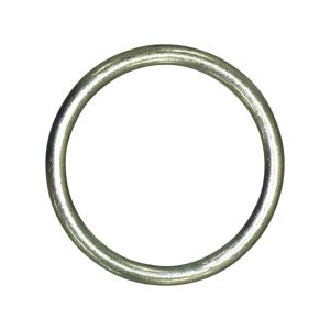 Baron Jumbo Nickel Plated Silver Steel 1 in. L Ring 1 pk