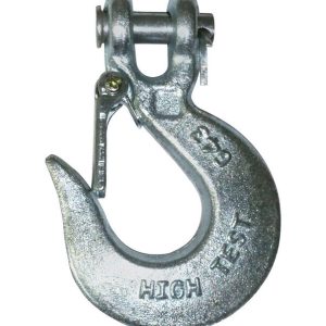 Baron Large Galvanized Silver Carbon Steel 1/4 in. L Slip Hooks 3150 lb 1 pk