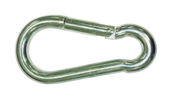 Baron 1/4 in. D X 2-3/8 in. L Zinc-Plated Steel Spring Snap 80 lb