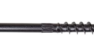Simpson Strong-Tie No. 10 X 5-1/2 in. L Lobe Black Wood Screws 12 pk