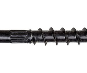 Simpson Strong-Tie No. 10 X 3-1/2 in. L Lobe Black Wood Screws 12 pk