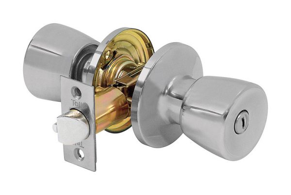 Tell Alton Satin Nickel Privacy Lockset 1-3/4 in.
