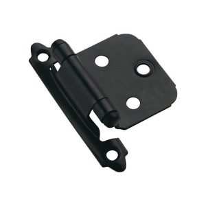 Amerock 1 13/16 in. W X 2-3/4 in. L Steel Self-Closing Hinge 2 pk