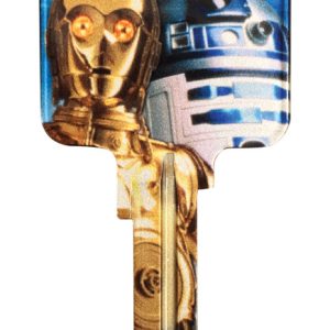 Hillman Star Wars Droids House/Padlock Universal Key Blank Single