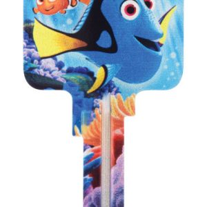 Hillman Disney Dory House/Padlock Universal Key Blank Single