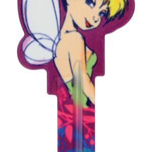 Hillman Disney Tinker Bell House/Padlock Universal Key Blank Single