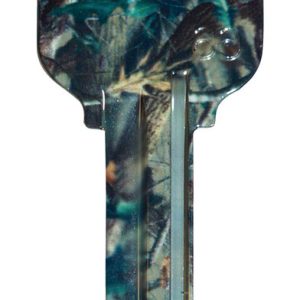 Hillman Wackey Green Camo House/Office Universal Key Blank Single