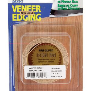 Band-It 2 in. W X 96 in. L Prefinished White Birch Wood Veneer Edge Banding