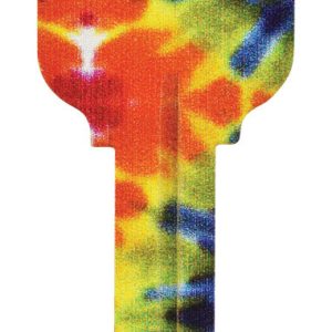 Hillman Wackey Tie-Dyed House/Office Universal Key Blank Single