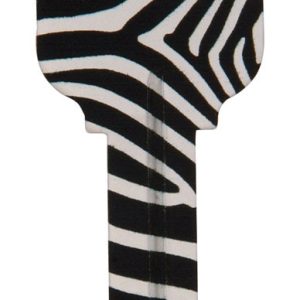 Hillman Wackey Zebra House/Office Universal Key Blank Single