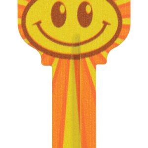 Hillman Wackey Smiley Face House/Office Universal Key Blank Single