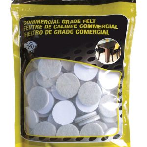 Shepherd Hardware Felt Self Adhesive Protective Pad Beige Round 1 pk