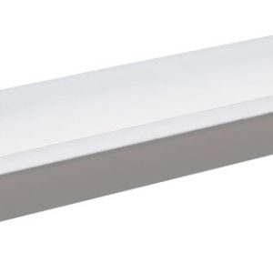 Plastmo 4 in. W X 120 in. L White Vinyl Half Round Gutter