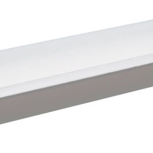Plastmo 5 in. W X 120 in. L White Vinyl Half Round Gutter