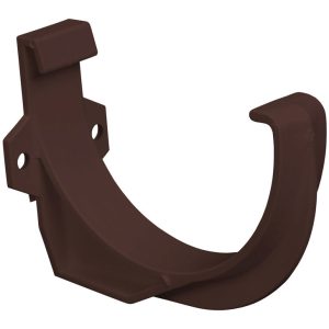 Plastmo 4 in. W Brown Vinyl Half Round Gutter Bracket