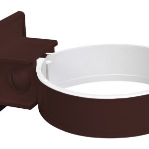 Plastmo 2.5 in. W Brown Vinyl Round Downspout Bracket