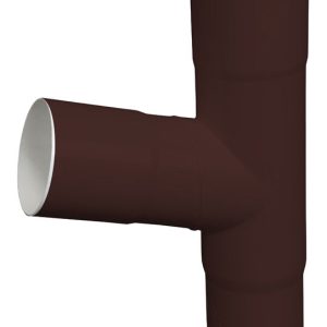 Plastmo 8 in. W X 12 in. L Brown Vinyl Round Downspout Adapter