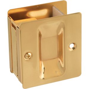 National Hardware Solid Brass Pocket Door Pull 2 pk