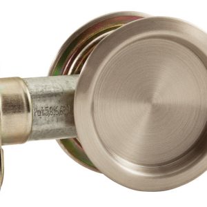 National Hardware Satin Nickel Silver Steel Pocket Door Pull 1 pk