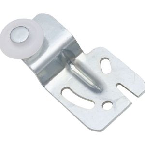National Hardware Zinc-Plated Silver Plastic/Steel Sliding Door Hangers 2 pk