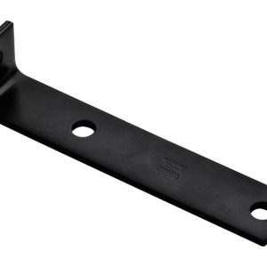 National Hardware 7.5 in. H X 1.5 in. W X 0.188 in. D Black Carbon Steel Inside Offset Leg Corner Br