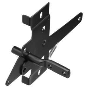 National Hardware 6.77 in. H X 6.75 in. W X 5 in. L Matte Steel Post Gate Latch