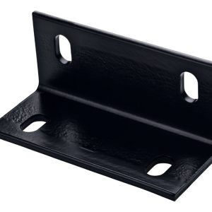 National Hardware 3 in. H X 6.6 in. W X 0.25 in. D Black Structural Steel Inside/Outside Wide Corner