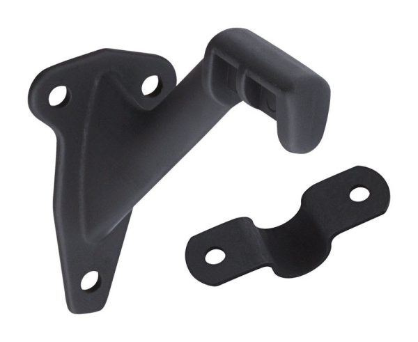 National Hardware Black Zinc Handrail Bracket