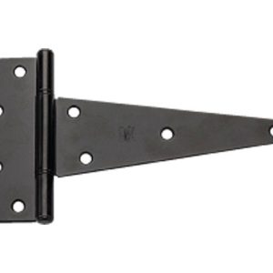 National Hardware 8 in. L Black Extra Heavy Duty T-Hinge 2 pk