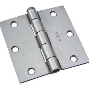 National Hardware 3.5 in. L Stainless Steel Broad Hinge 1 pk
