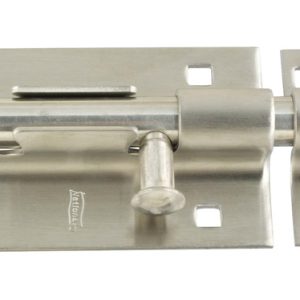 National Hardware 5 in. L Stainless Steel Barrel Bolt 1 pk