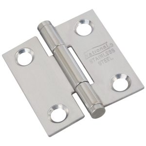 National Hardware 1-1/2 in. L Door Hinge 2 pk