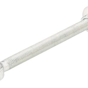 National Hardware 10 in. L Zinc-Plated Silver Steel Bolt Hook 1 pk