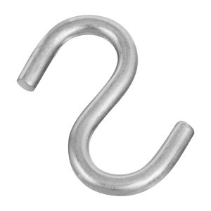 National Hardware Silver Stainless Steel 3 in. L Open S-Hook 145 lb 1 pk