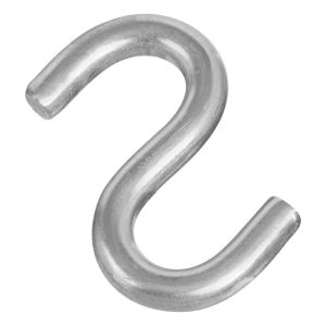National Hardware Silver Stainless Steel 2 in. L Open S-Hook 135 lb 1 pk