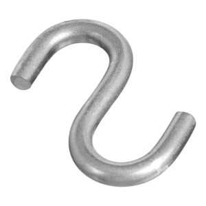 National Hardware Silver Stainless Steel 1-1/2 in. L Open S-Hook 1 pk