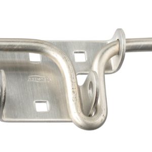 National Hardware 3 in. H X 6 in. L Stainless Steel Sliding Bolt Door/Gate Latch