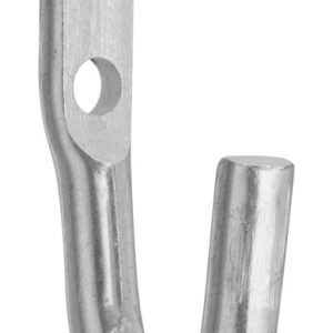 National Hardware Zinc-Plated Silver Steel 2 in. L Rope/Tarp Hook 100 lb 1 pk