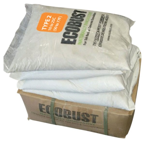 Ecobust Type 2 50F to 77F Expansive Demolition Agent 11 lb