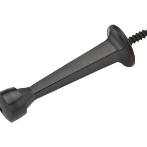 National Hardware Zinc Oil Rubbed Bronze Brown Rigid Door Stop Mounts to door