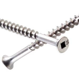 Simpson Strong-Tie No. 10 X 2.5 in. L Square Stainless Steel Exterior Wood Screw 82 pk