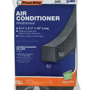 Frost King Black Polyethylene Air Conditioner Weatherseal For Doors and Windows 42 in. L X 2.25 in.