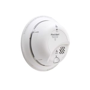 BRK Hard-Wired w/Battery Back-Up Electrochemical/Ionization Smoke and Carbon Monoxide Detector