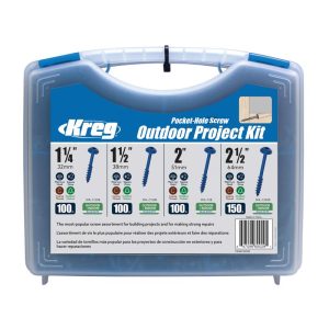 Kreg No. 8 X 2.25 in. L Square Ceramic Pocket-Hole Screw Kit 450 pk