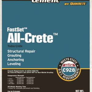 Quikrete FastSet All-Crete Anchoring Cement 55 lb