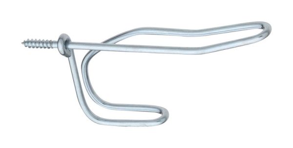 National Hardware 4 in. L Zinc-Plated Silver Steel Coat/Hat Hook 35 lb. cap. 1 pk