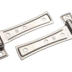 National Hardware 7 in. L Satin Nickel Silver Steel Ornamental T Hinge 1 pk