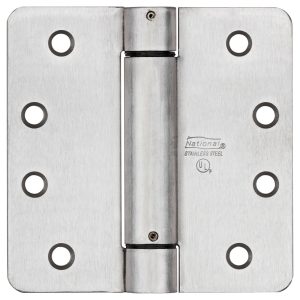 National Hardware 4 in. L Stainless Steel Spring Hinge 1 pk