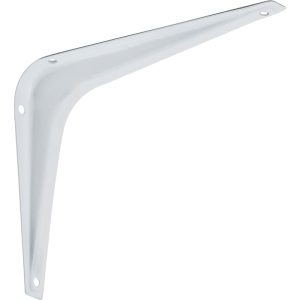 National Hardware 6 in. H X 5 in. W X 13/16 in. D White Steel Shelf Bracket